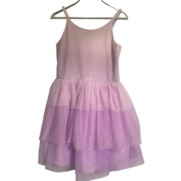 Cat & Jack Other - Purple tulle girl dress ombré xl